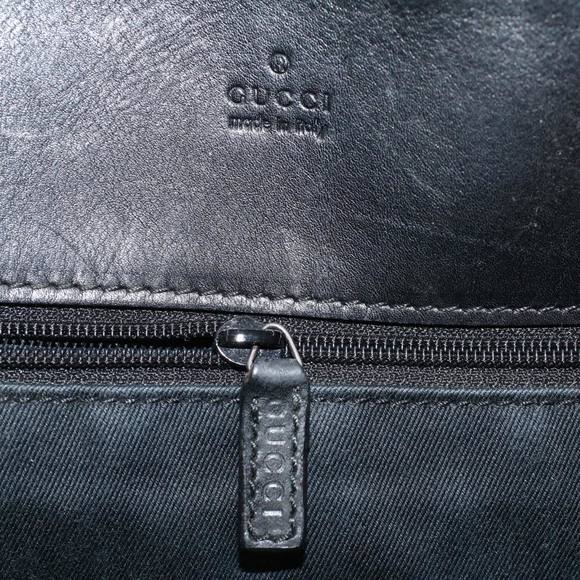 GUCCI GG Canvas Shoulder Bag Black 101341 Auth ki2878 - Picture 10 of 16
